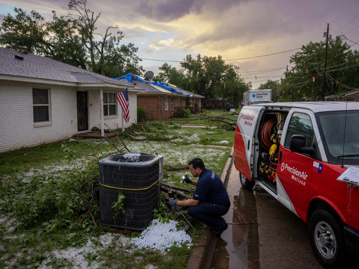 What Affects AC Repair Timing After Storms in North Texas